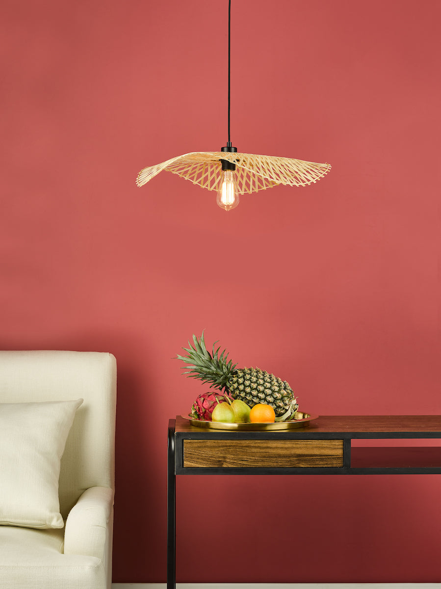 Deja Easy Fit Pendant Natural Rattan