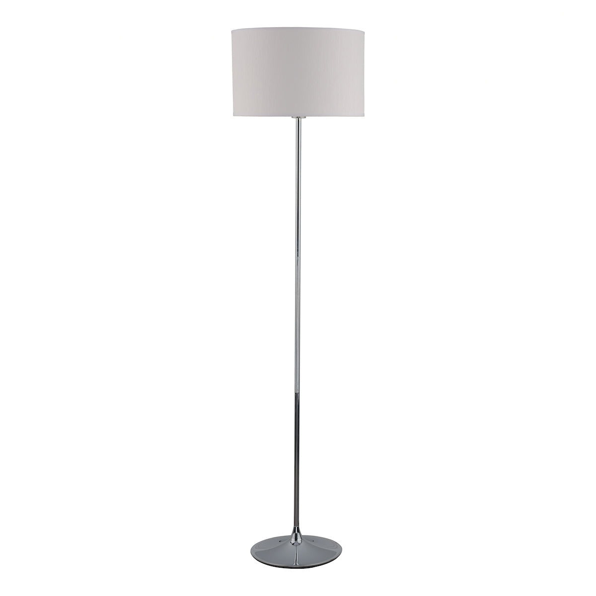 Delta Floor Lamps Polished Chrome With Shade 1