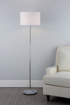 Delta Floor Lamps Polished Chrome With Shade 1