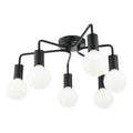 Dena 6 Light Flush Matt Black