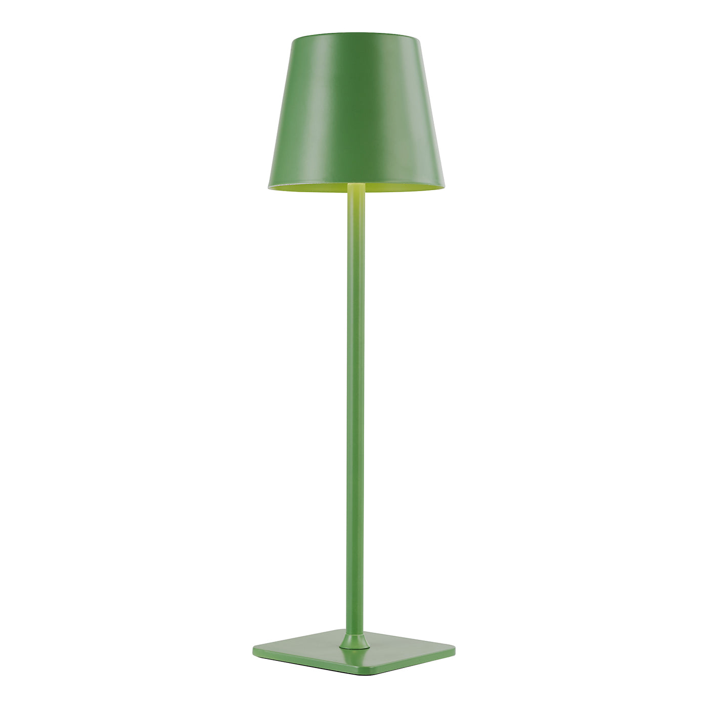 Derrick Rechargeable Outdoor Table Lamp Satin Green LED IP54