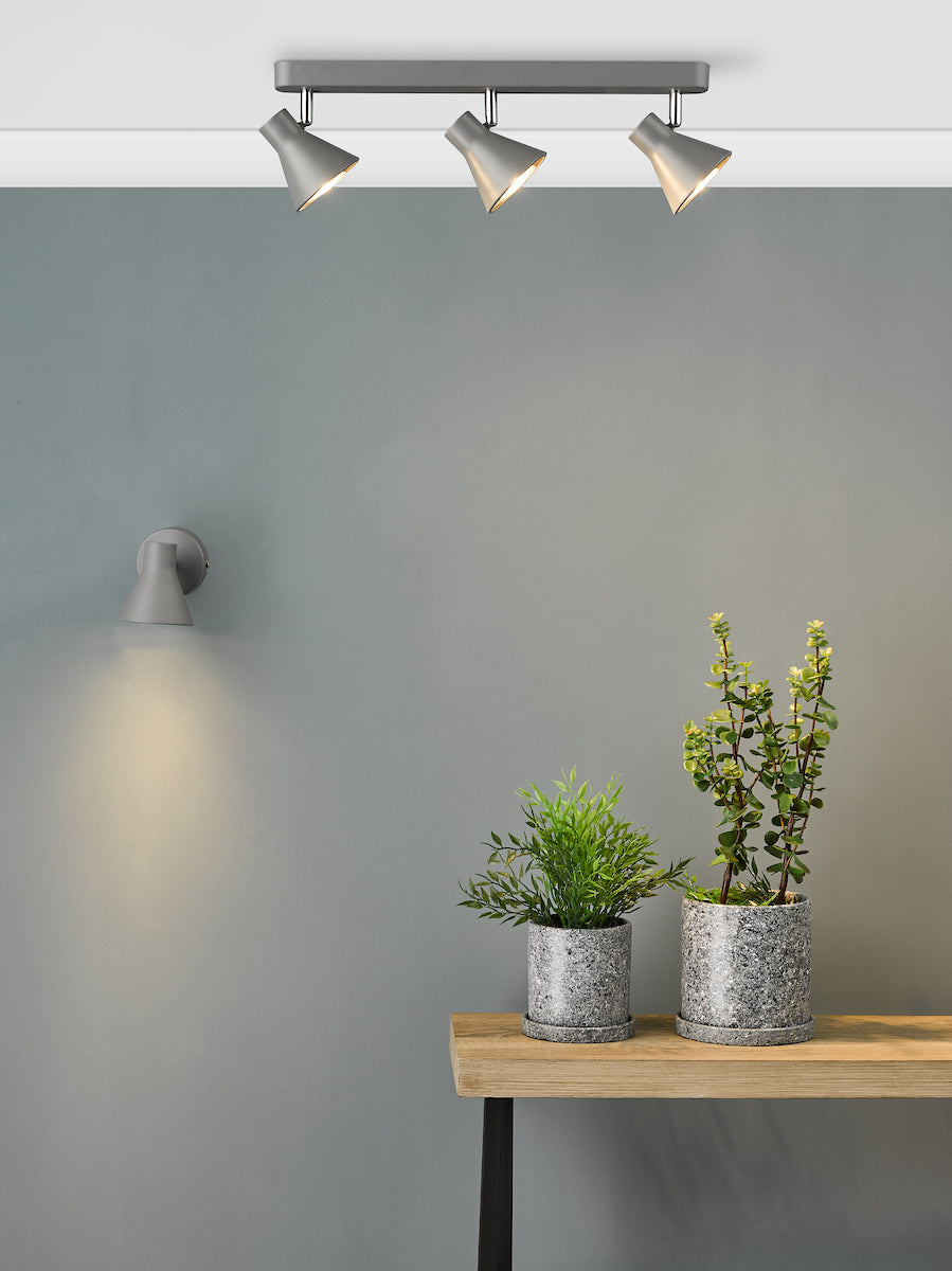 Diza Single Wall Spotlight Matt Grey