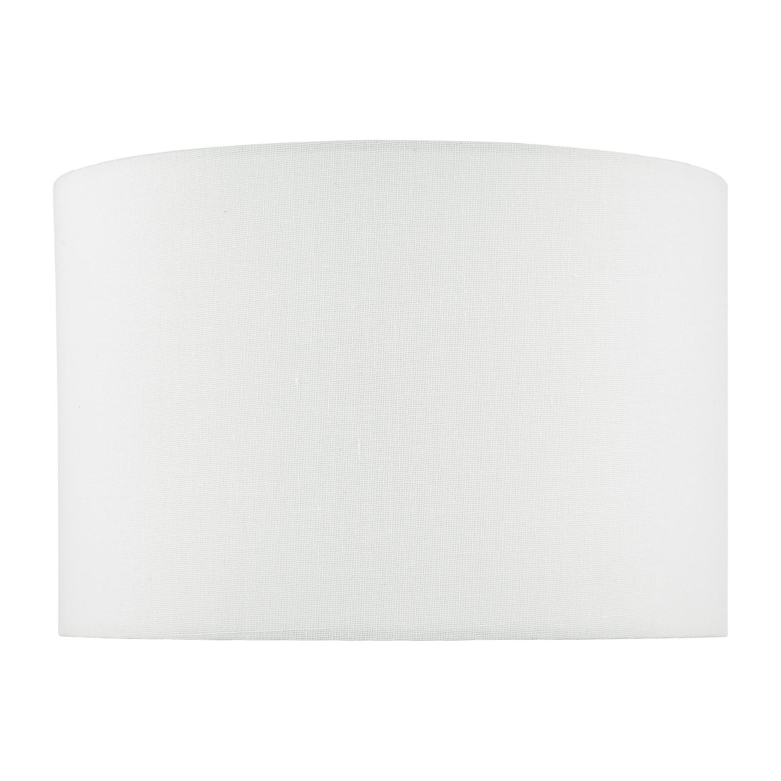 Dolce White Cotton Drum Shade 30cm