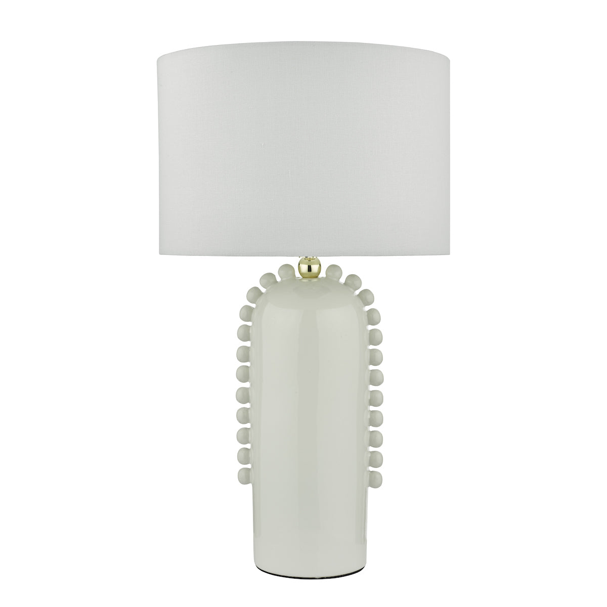 Dolce Table Lamps White Ceramic With Shade