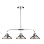 Dynamo 3 Light Bar Pendant Antique Chrome