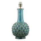Edlyn Table Lamps Blue Reactive Glaze Base Only