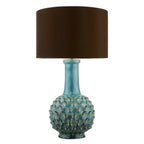 Edlyn Table Lamps Blue Reactive Glaze Base Only