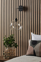 Eileen Pendnant/Wall Light Matt Black LED Fitting Only