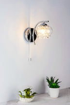 Elma Wall Light Polished Chrome & Glass