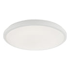 White flush mount ceiling light for low ceiling spaces