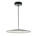 Enoch Pendant Matt Black & Stainless Steel LED