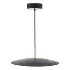 Enoch Pendant Matt Black & Stainless Steel LED