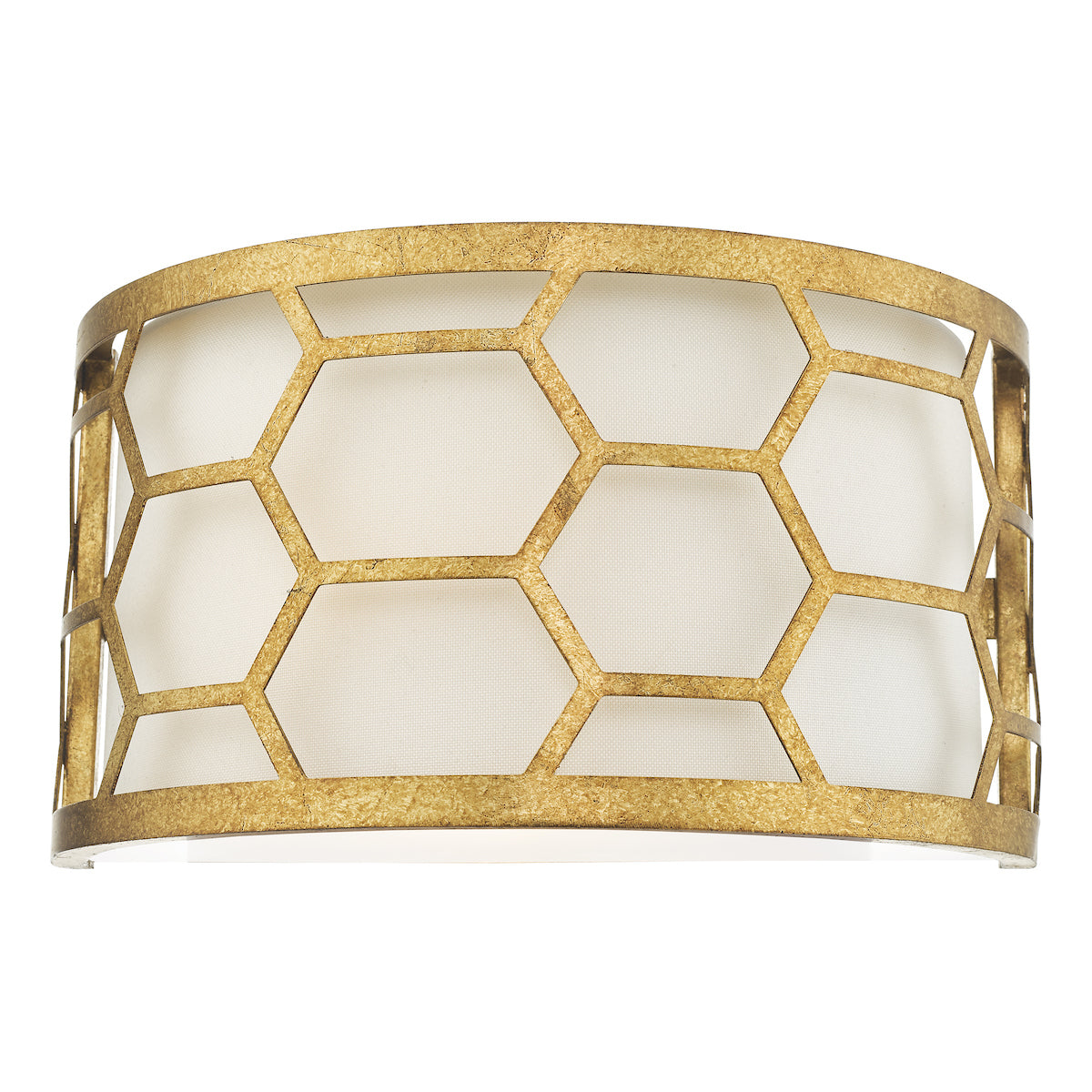 Epstein 1 Light Wall Light Gold & Ivory