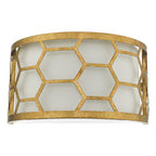 Epstein 1 Light Wall Light Gold & Ivory