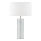 Erebus Floor Lamps Marble Effect With Shade
