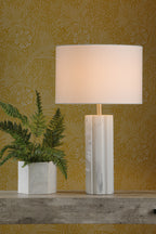 Erebus Floor Lamps Marble Effect With Shade