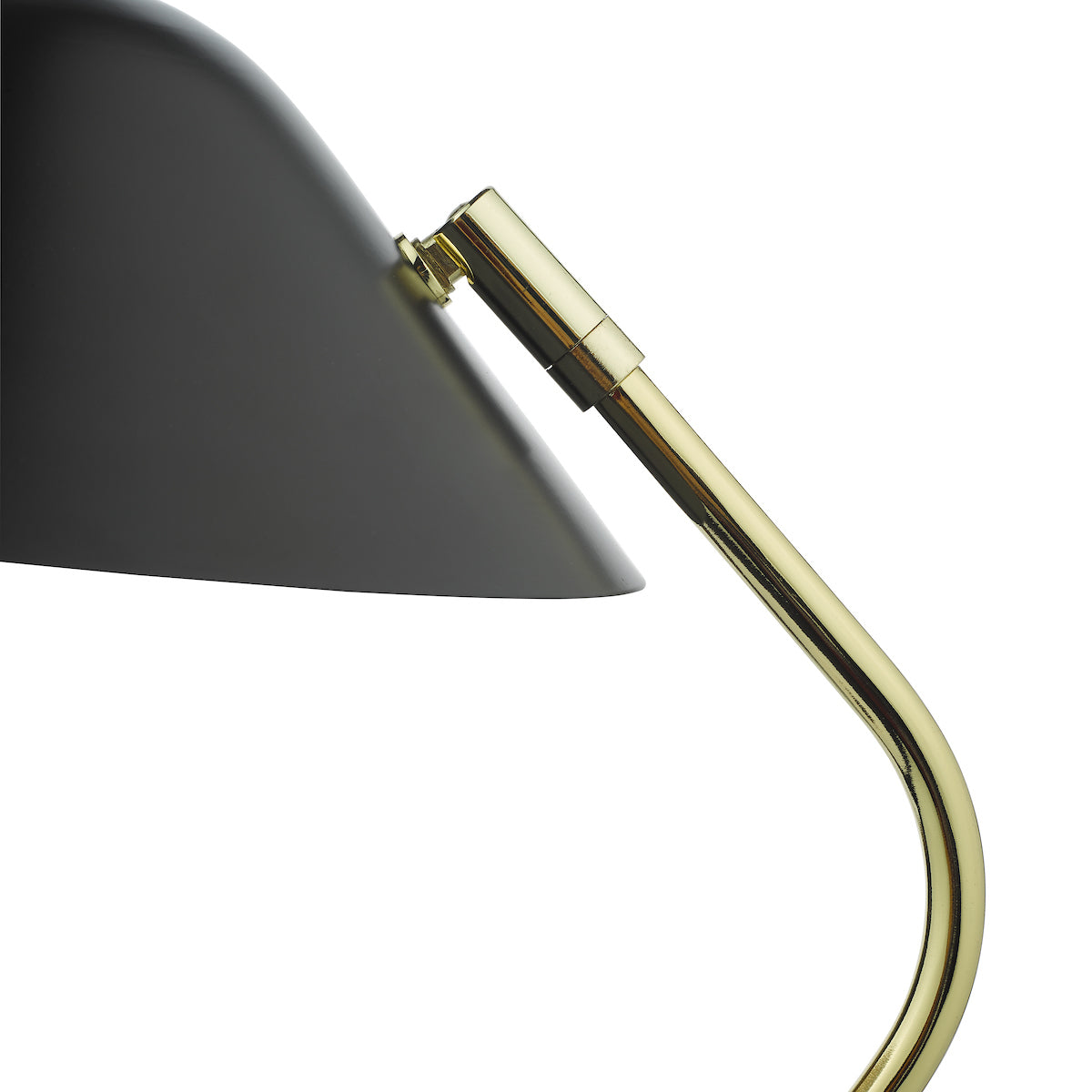 Erna Task Table Lamps Polished Brass Satin Black