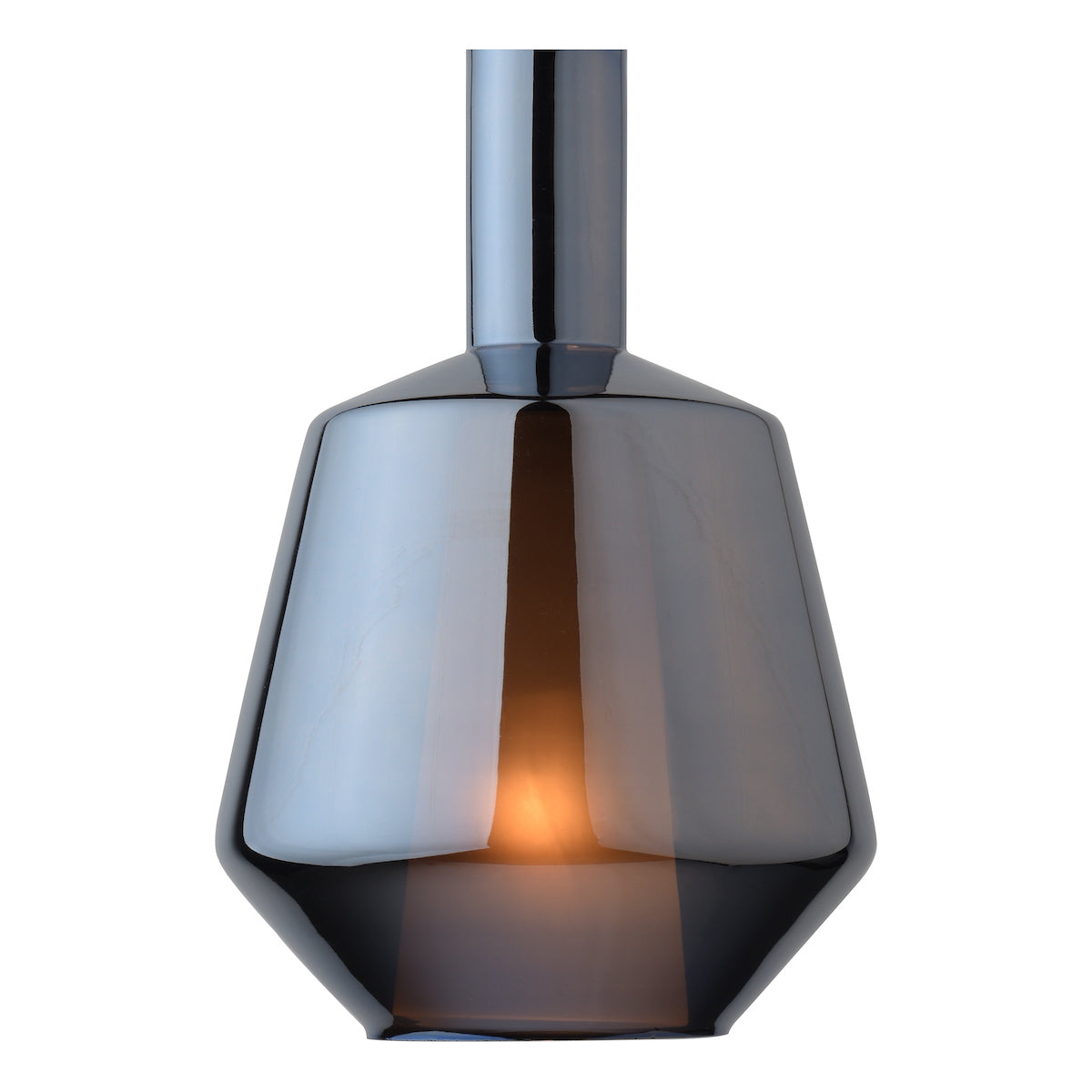 Esmeralda Single Pendant Blue Glass and Opal Glass