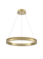 Eternity 600mm Satin Brass LED Pendant