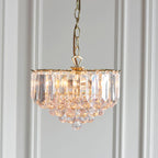 Fargo 3-Light Pendant with Adjustable Drop - Brass Finish