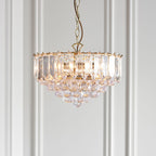 Fargo 3-Light Pendant with Adjustable Drop - Brass Finish