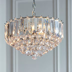 Fargo 3-Light Pendant with Adjustable Drop - Chrome Finish