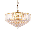 Fargo 6-Light Pendant with Adjustable Drop - Brass Finish