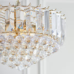 Fargo 6-Light Pendant with Adjustable Drop - Brass Finish