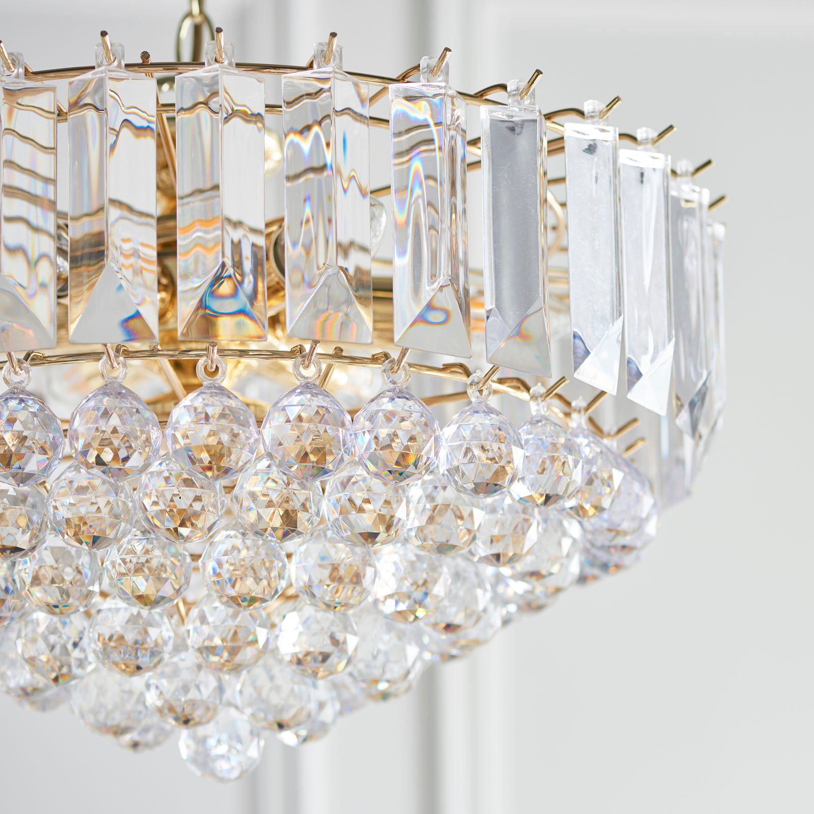 Fargo 6-Light Pendant with Adjustable Drop - Brass Finish
