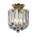 Fargo 2-Light Brass Finish Flush Mount Ceiling Light