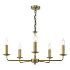 Favian 5 Light Pendant Matt Bronze Fitting Only