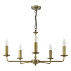 Favian 5 Light Pendant Matt Bronze Fitting Only
