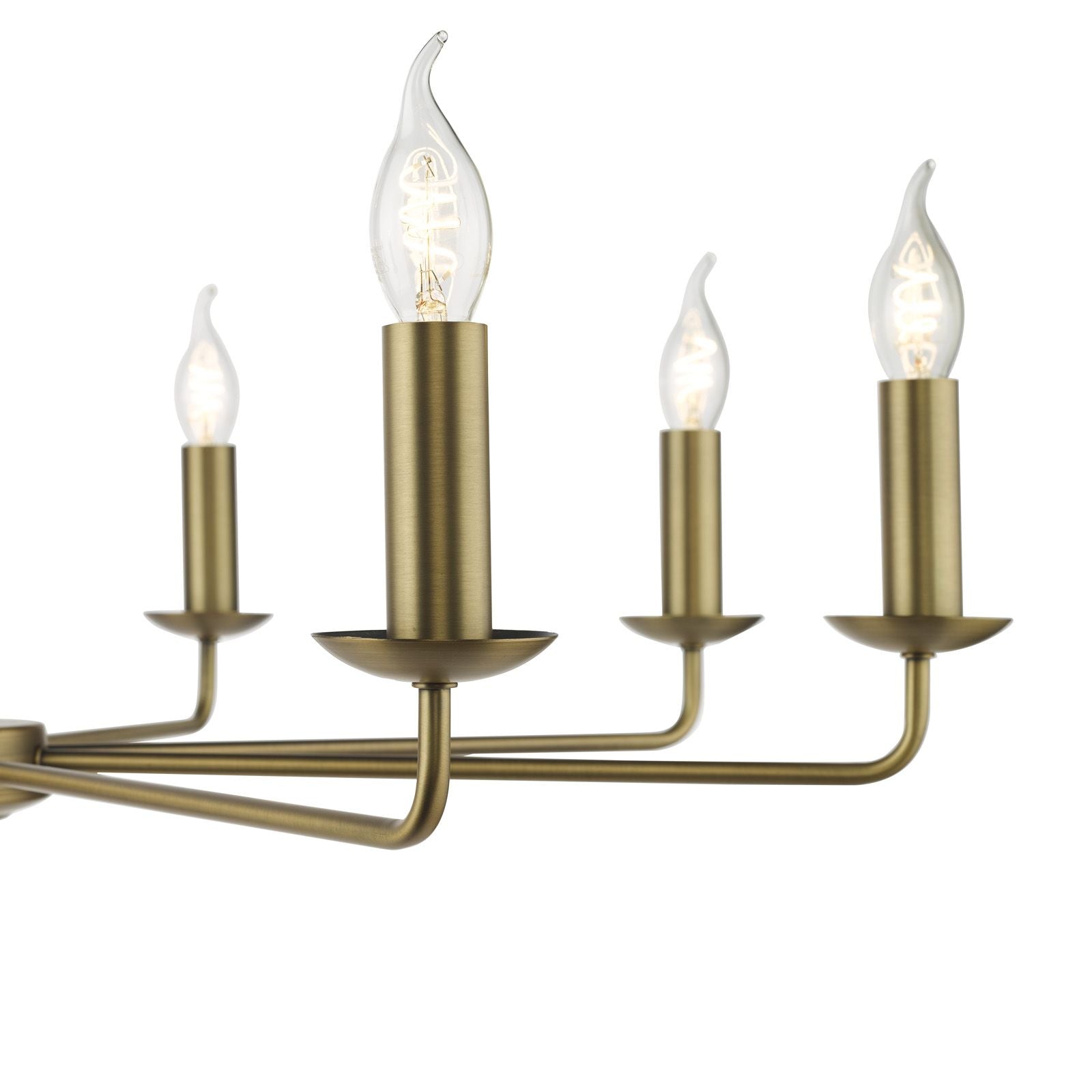 Favian 8 Light Pendant Matt Bronze Fitting Only