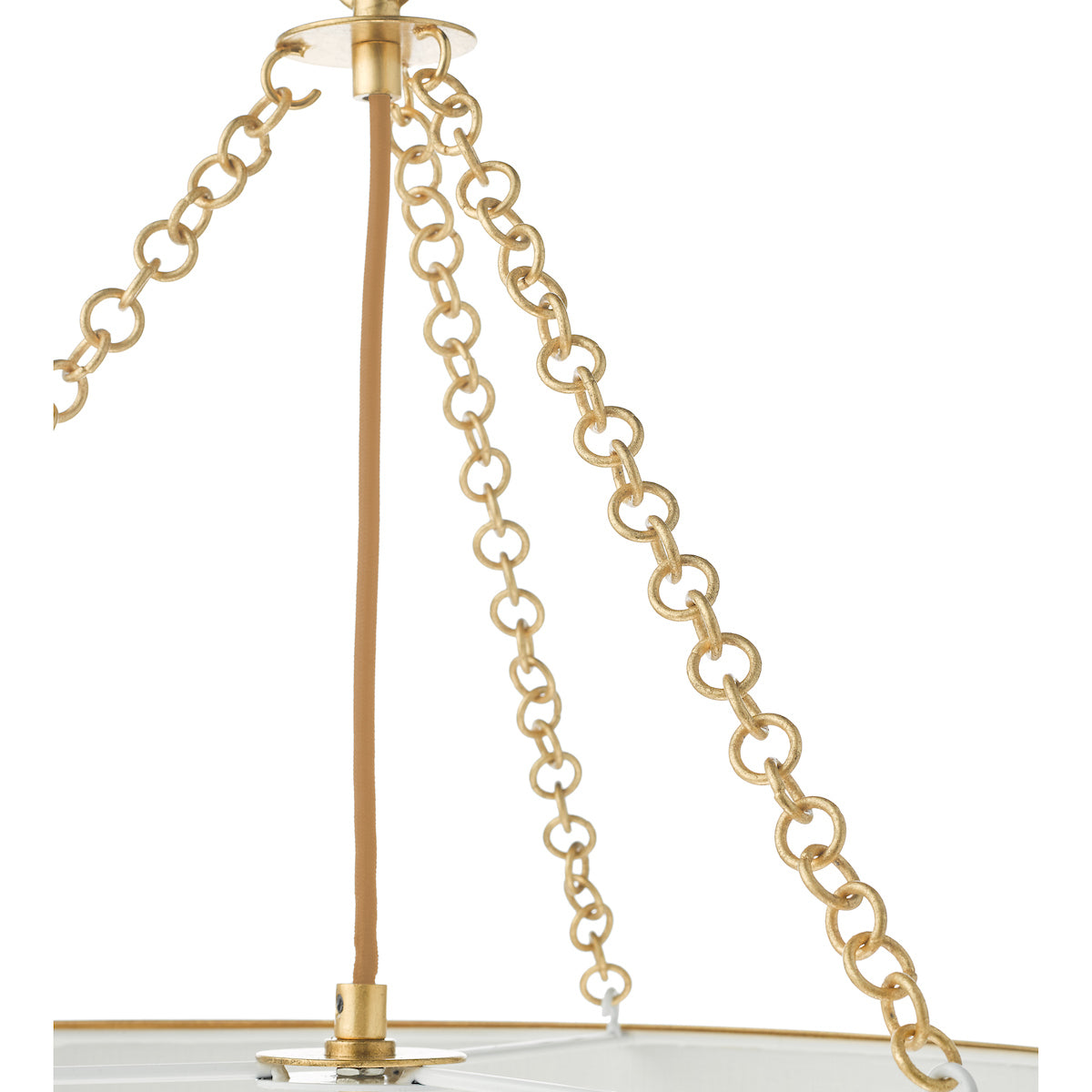 Fenella 5 Light Pendant Gold Leaf