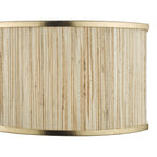 Fenella 2 Light Wall Light Gold Leaf and Seagrass