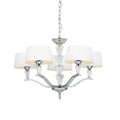 Fiennes 5-Light Crystal Chandelier Chrome