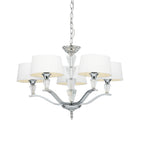 Fiennes 5-Light Crystal Chandelier Chrome
