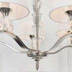 Fiennes 5-Light Crystal Chandelier Chrome