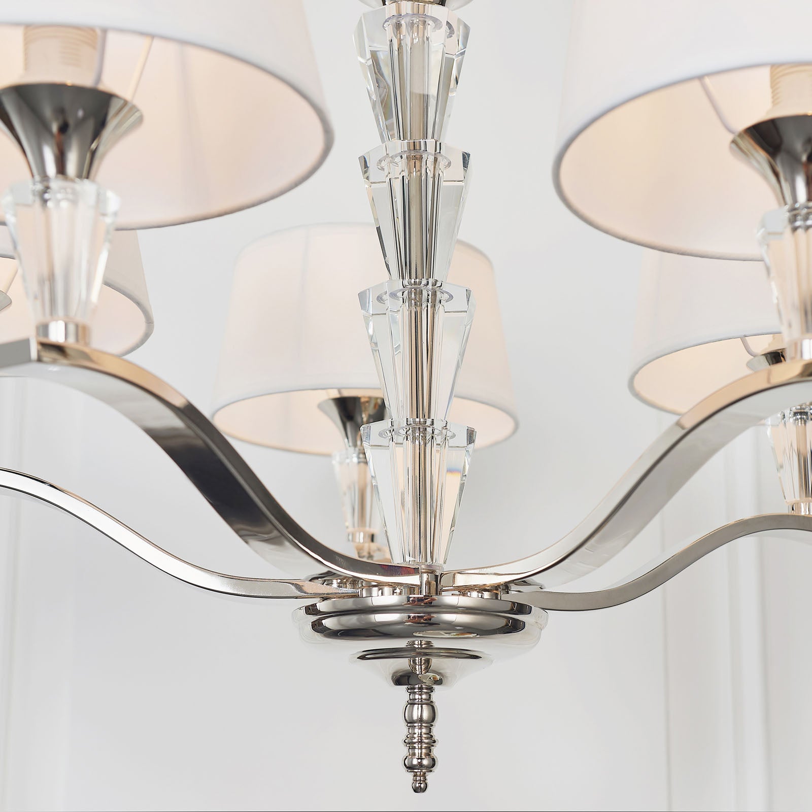 Fiennes 5-Light Crystal Chandelier Chrome