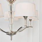 Fiennes 5-Light Crystal Chandelier Chrome