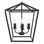Fionn 4 Light Pendant Matt Black