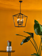 Fionn 4 Light Pendant Matt Black