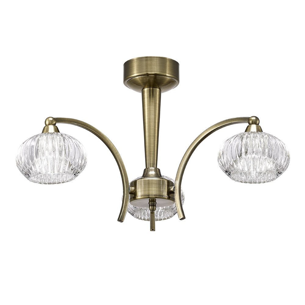 Ripple 3 Light Ceiling Fitting