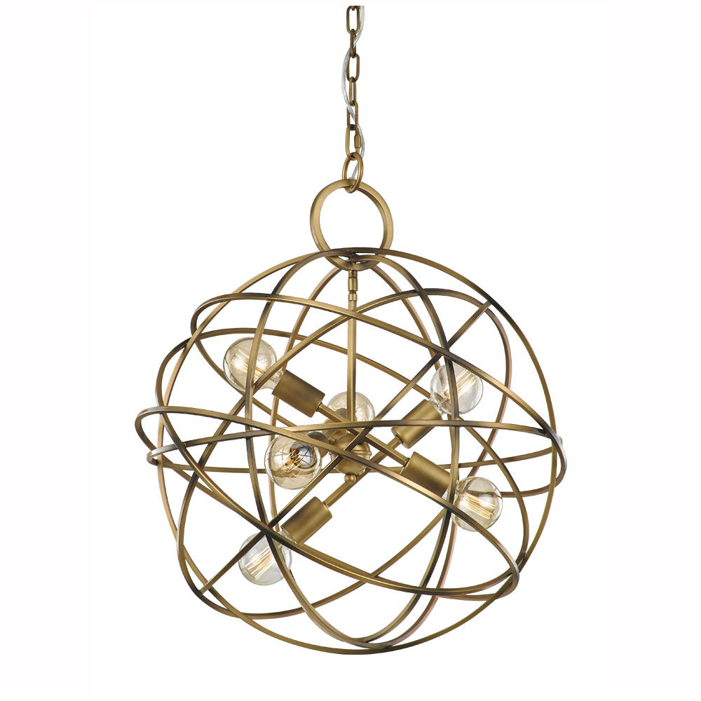 Orbit 6 light Pendant