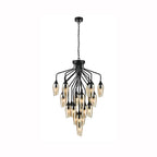 Taper 22 light with Amber Glass