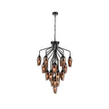 Taper 22 light with Copper Glass