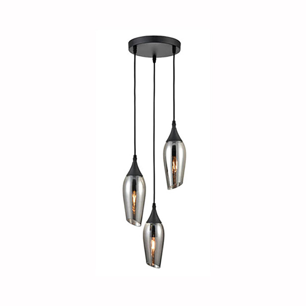Taper 3 light Spreader Smoked