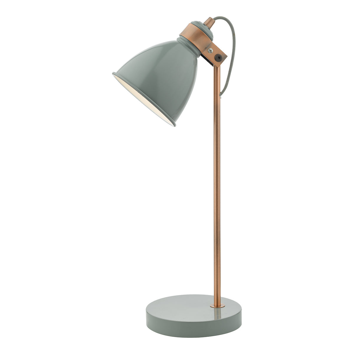 Frederick Task Lamp Grey & Copper