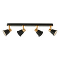 Fry 4 Light Bar Spotlight Black & Rose Gold