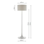 Floor Lamps Grey With Shade